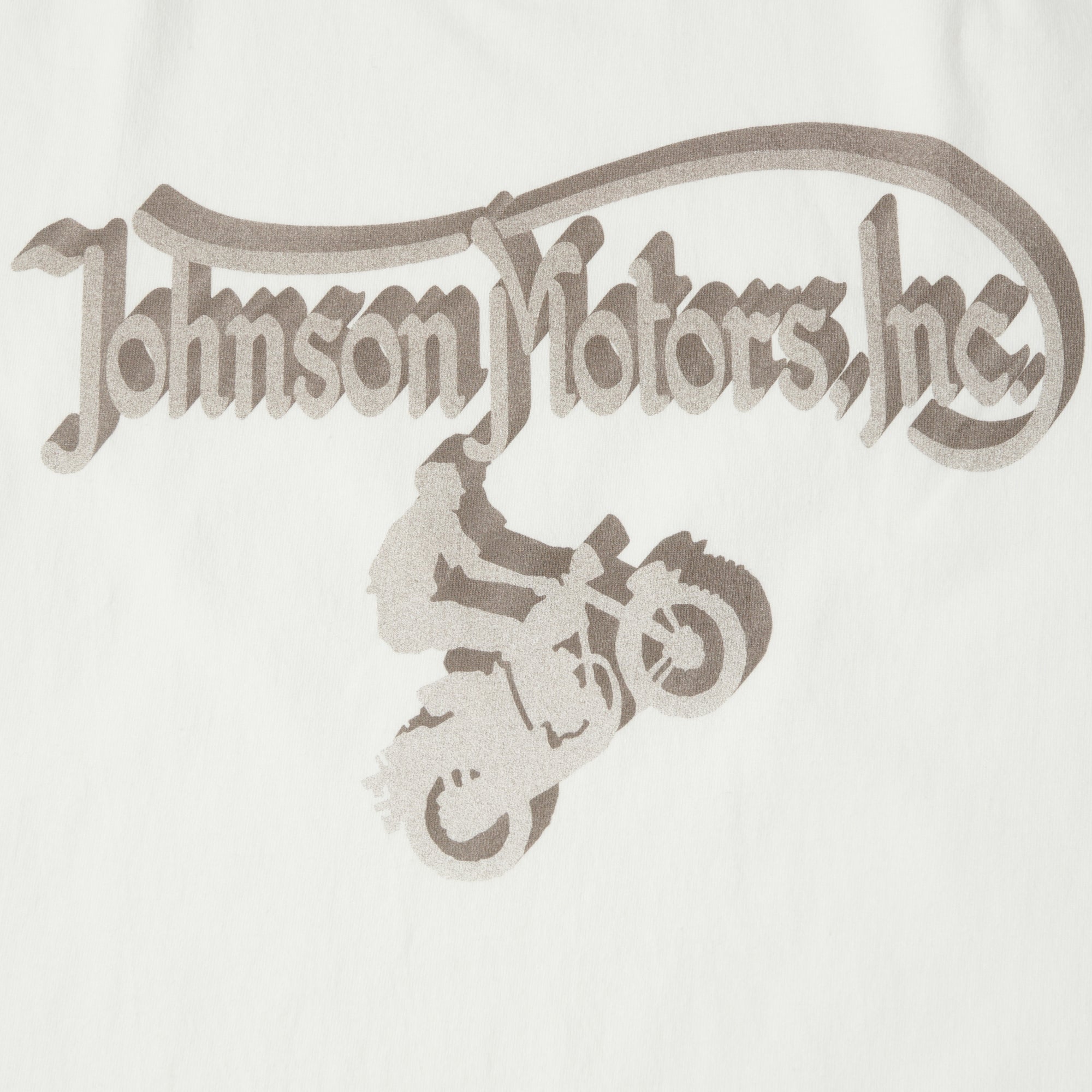 TOYS McCOY 'Johnson Motors, Inc.' T-Shirt - Off White
