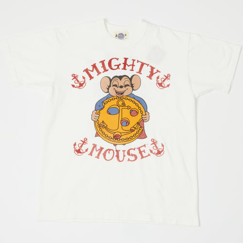 TOYS McCOY 'Anchor Ch.' Mighty Mouse T-Shirt - Off White