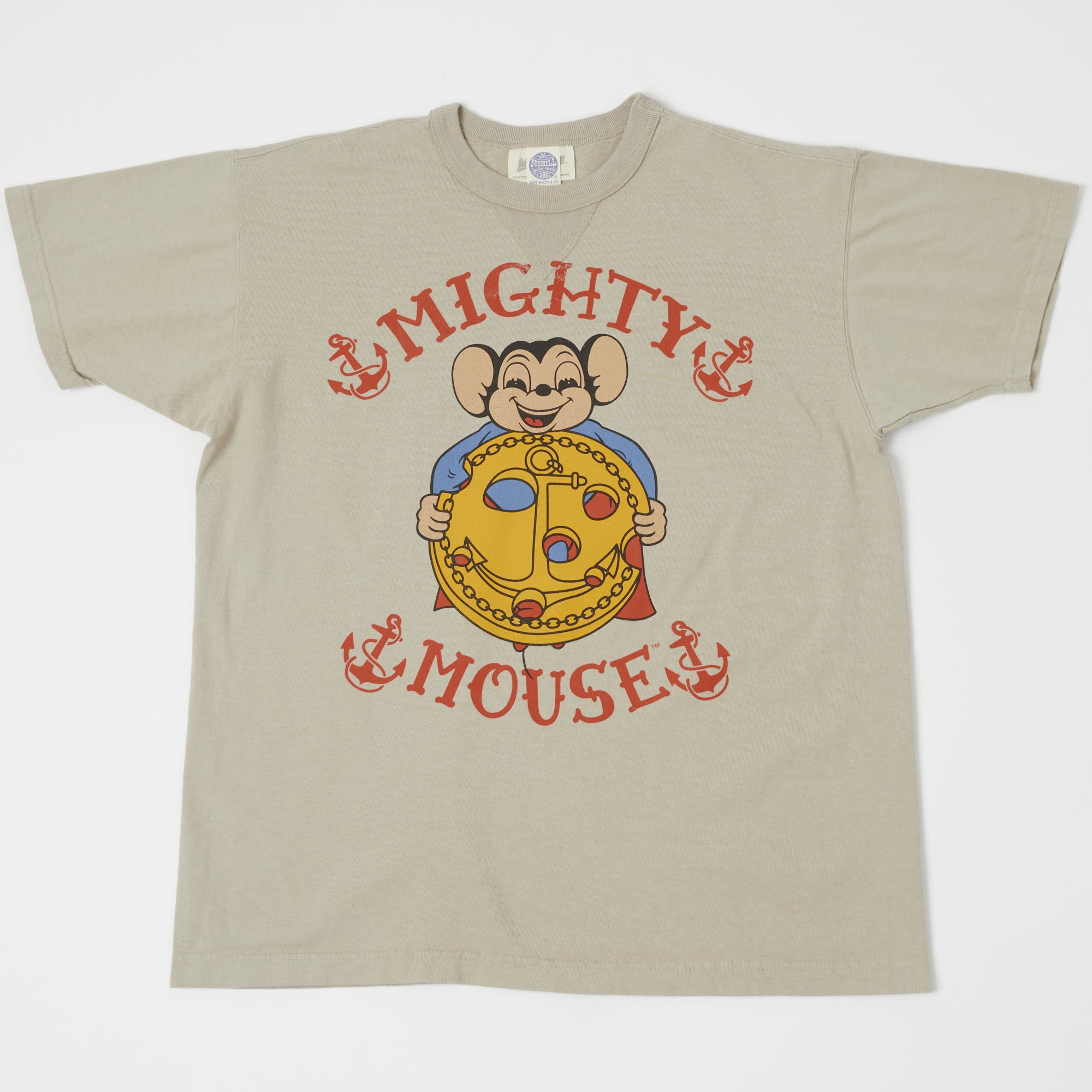 TOYS McCOY 'Anchor Ch.' Mighty Mouse T-Shirt - Sand