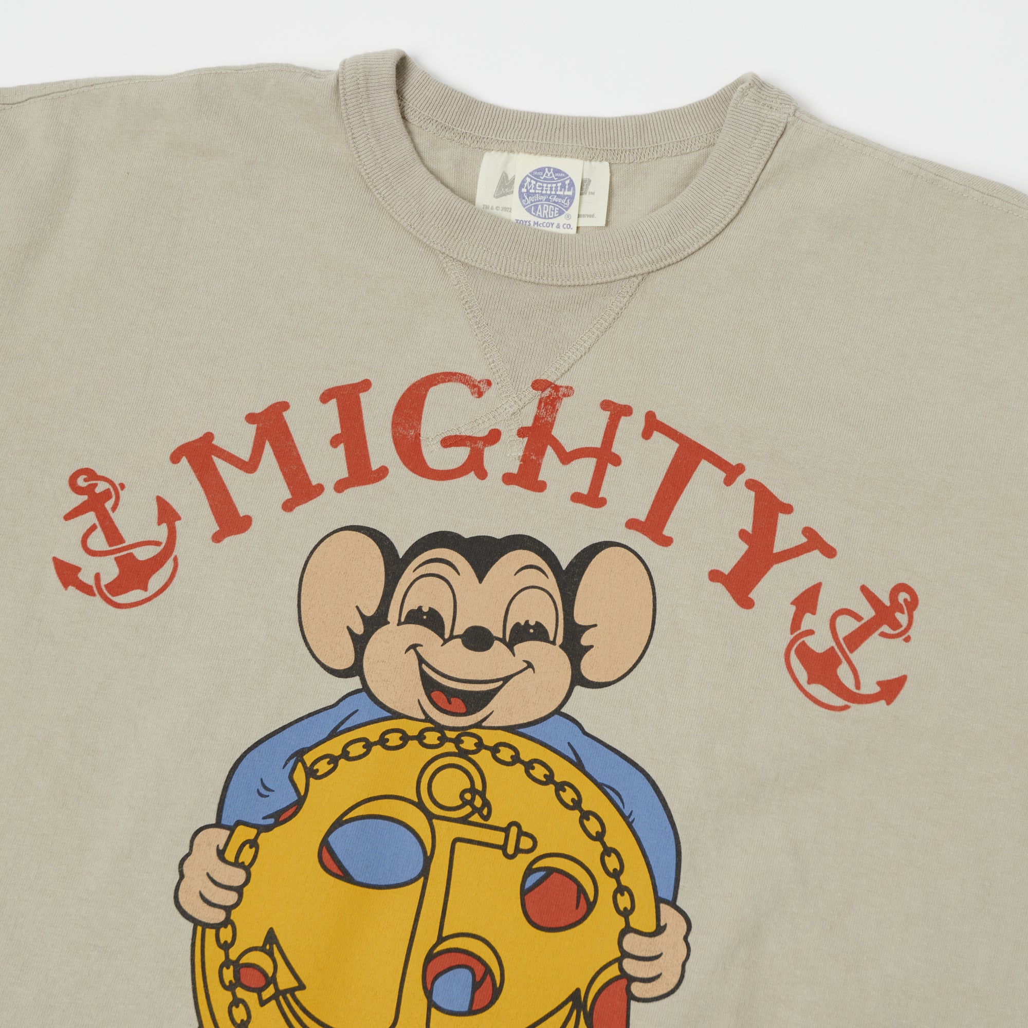 TOYS McCOY 'Anchor Ch.' Mighty Mouse T-Shirt - Sand