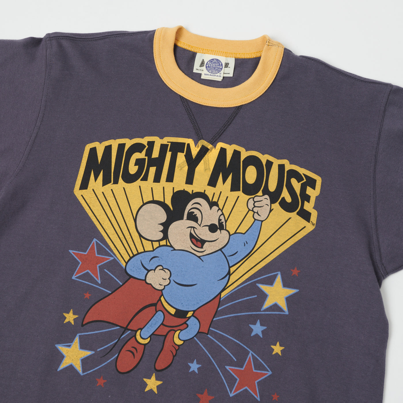 TOYS McCOY 'Mightiest M' Mighty Mouse T-Shirt - Navy/Grey