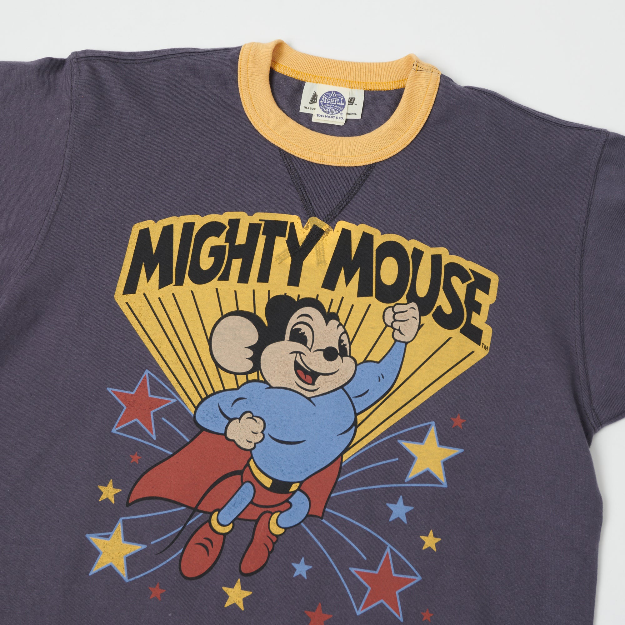 TOYS McCOY 'Mightiest M' Mighty Mouse T-Shirt - Navy/Grey