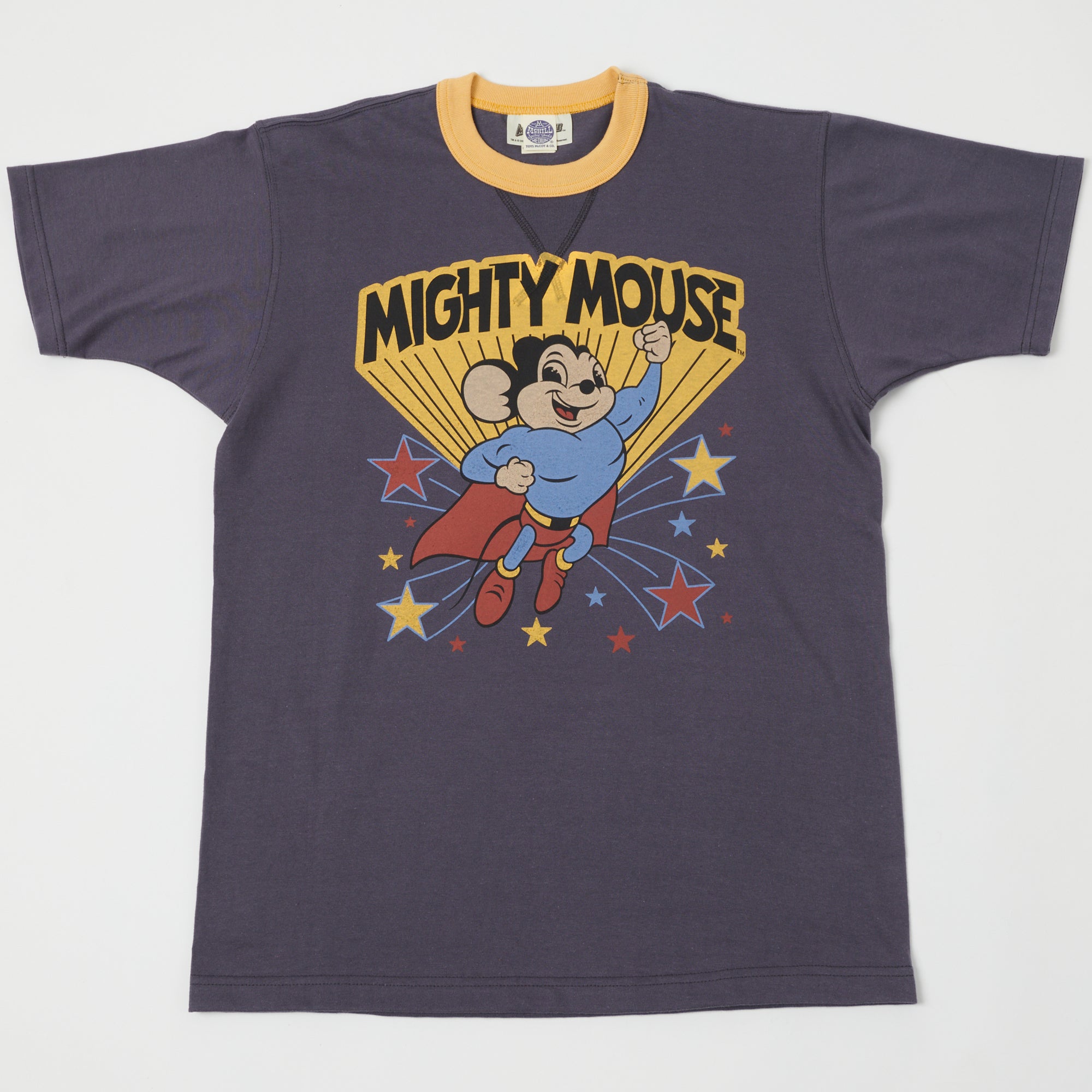 TOYS McCOY 'Mightiest M' Mighty Mouse T-Shirt - Navy/Grey – SON OF