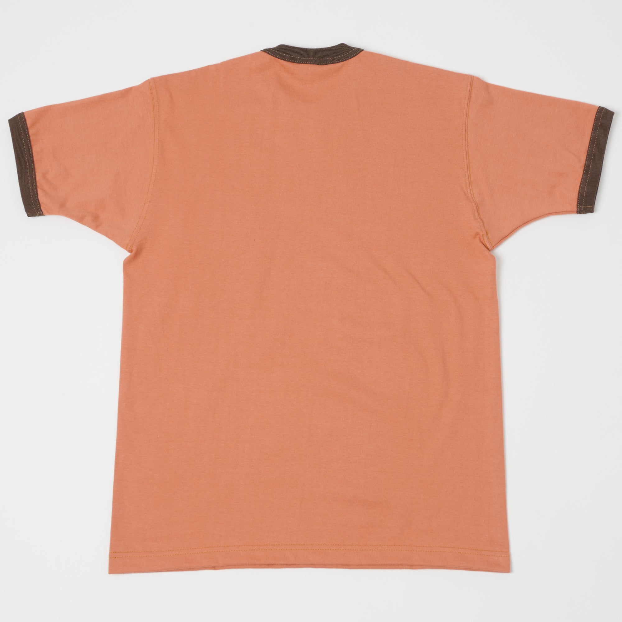 TOYS McCOY Ringer Pocket T-Shirt - Carrot/Brown