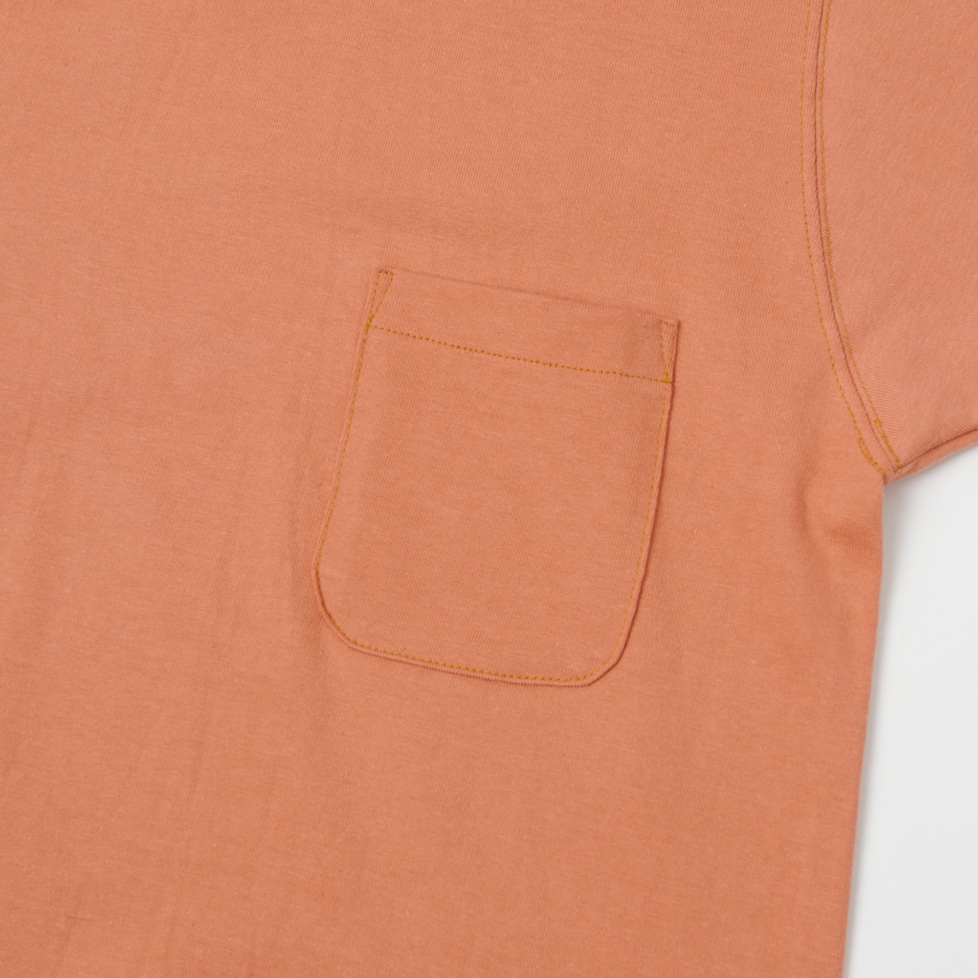 TOYS McCOY Ringer Pocket T-Shirt - Carrot/Brown