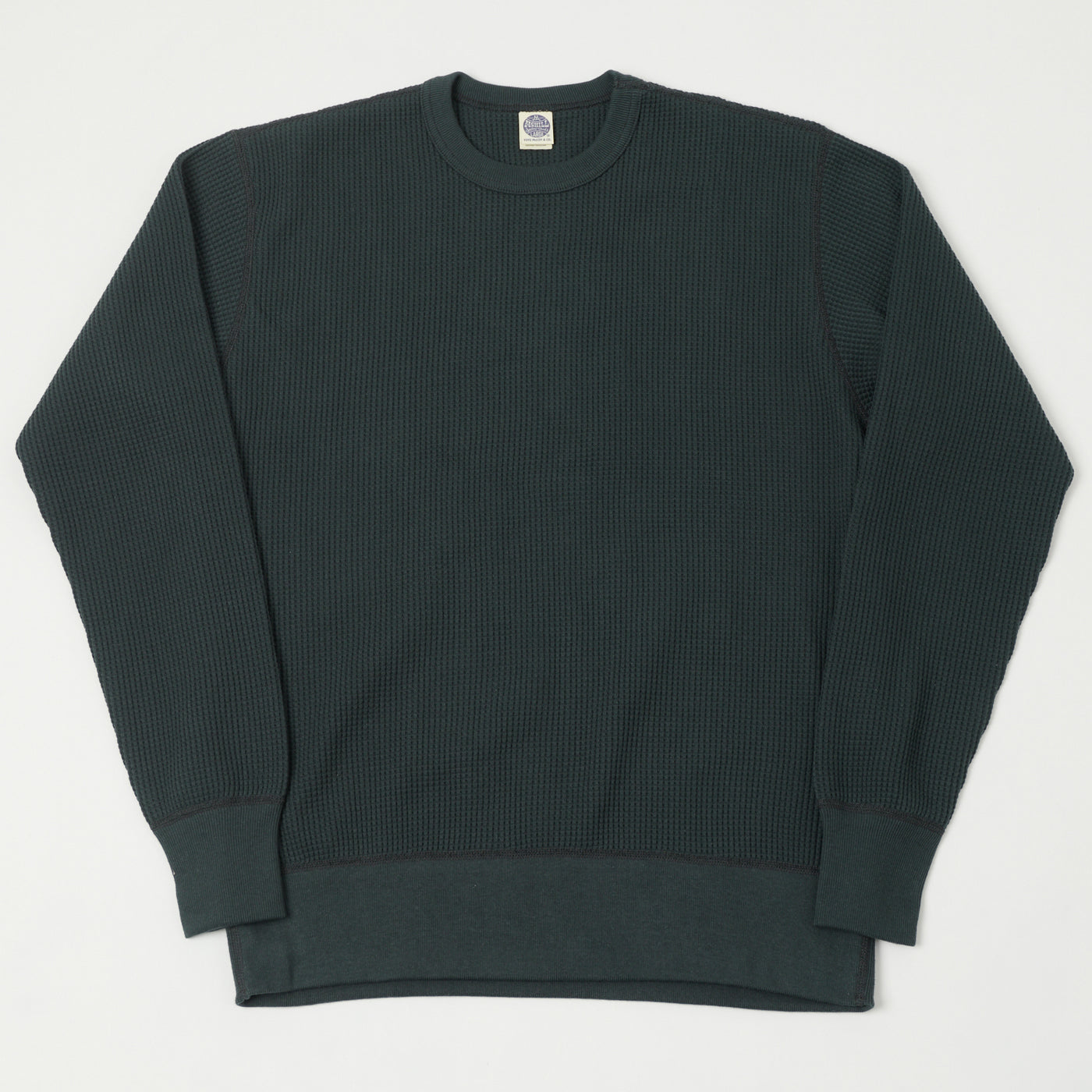 TOYS McCOY 'Big Waffle' Thermal Sweatshirt - Black