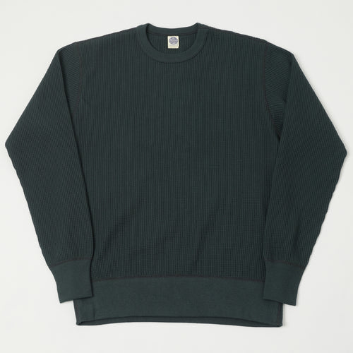 TOYS McCOY 'Big Waffle' Thermal Sweatshirt - Black