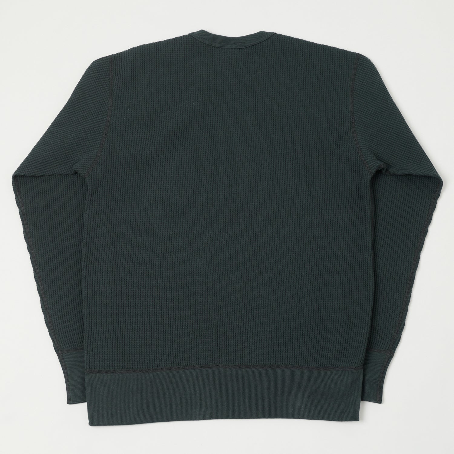 TOYS McCOY 'Big Waffle' Thermal Sweatshirt - Black