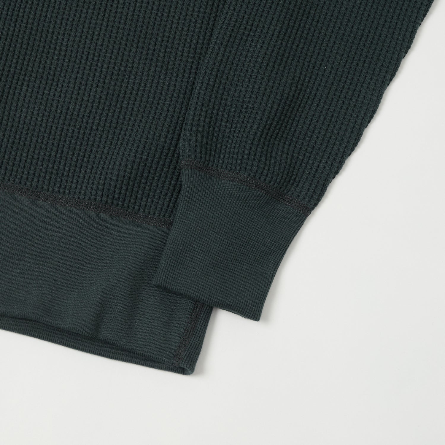 TOYS McCOY 'Big Waffle' Thermal Sweatshirt - Black