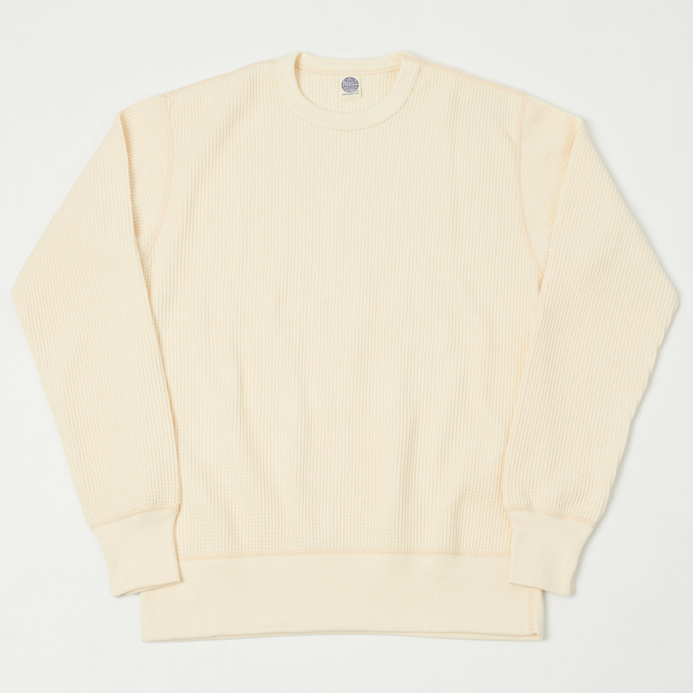 TOYS McCOY 'Big Waffle' Thermal Sweatshirt - Natural