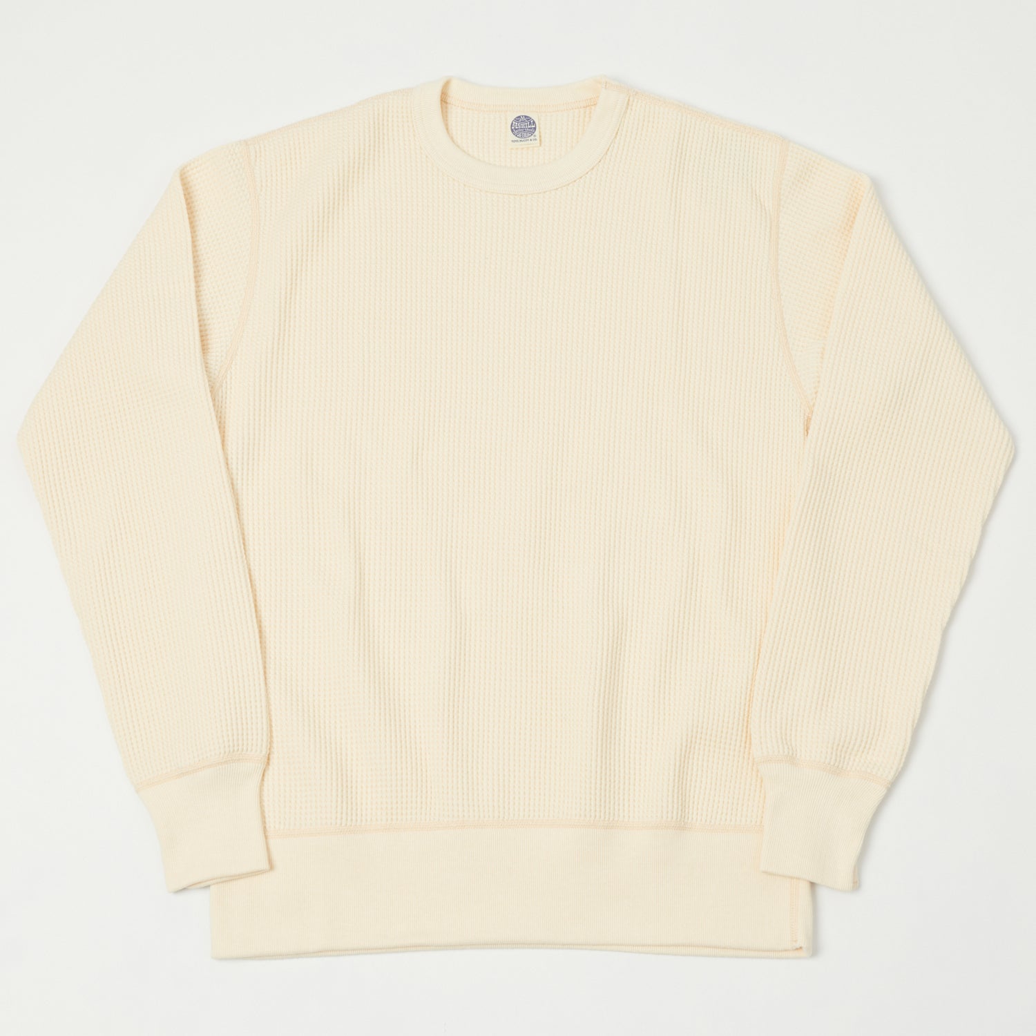 TOYS McCOY 'Big Waffle' Thermal Sweatshirt - Natural