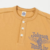TOYS McCOY 'Johnson Motors Flying Wheel' Union Henley - Gold