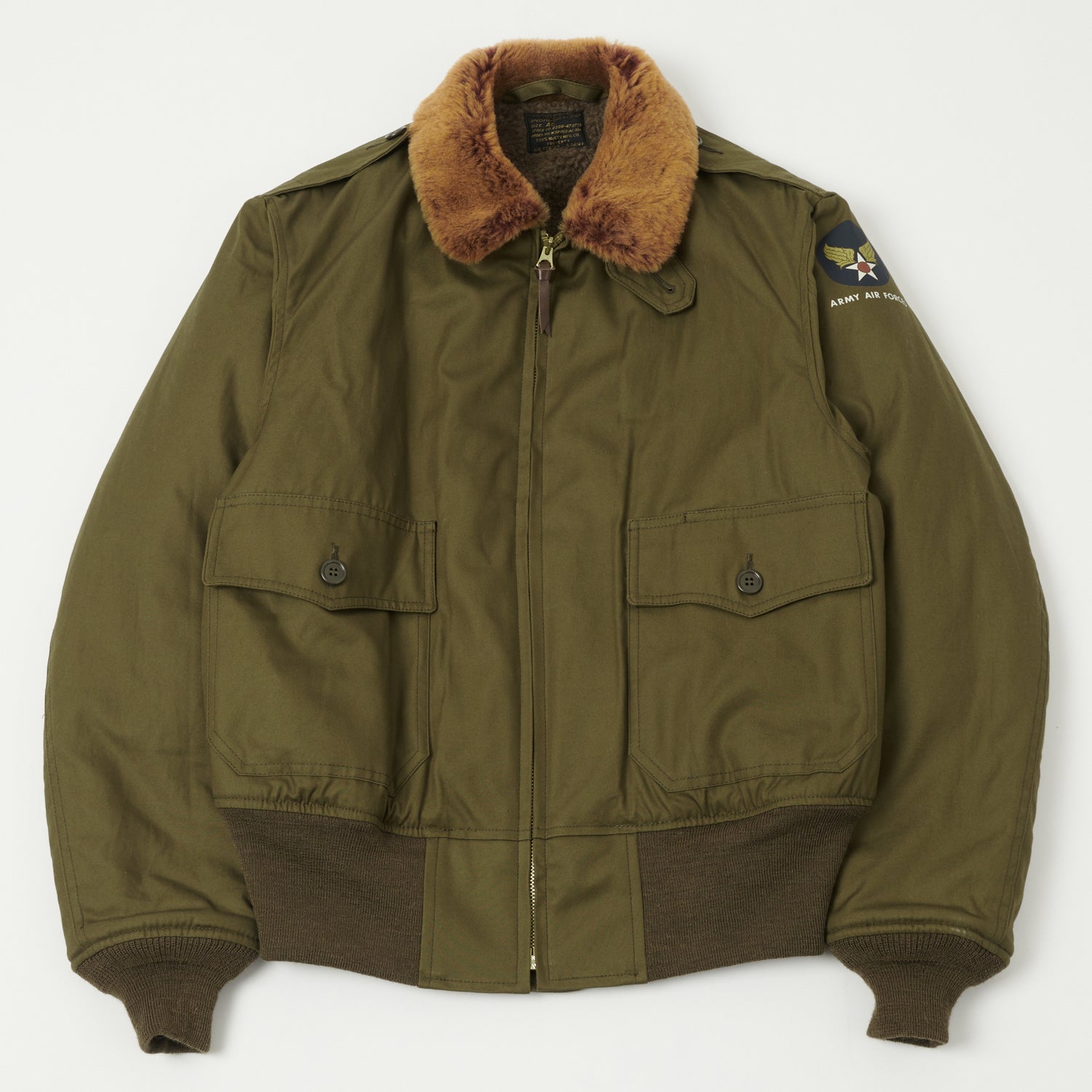 TOYS McCOY 'Type B-10' Jacket - Olive