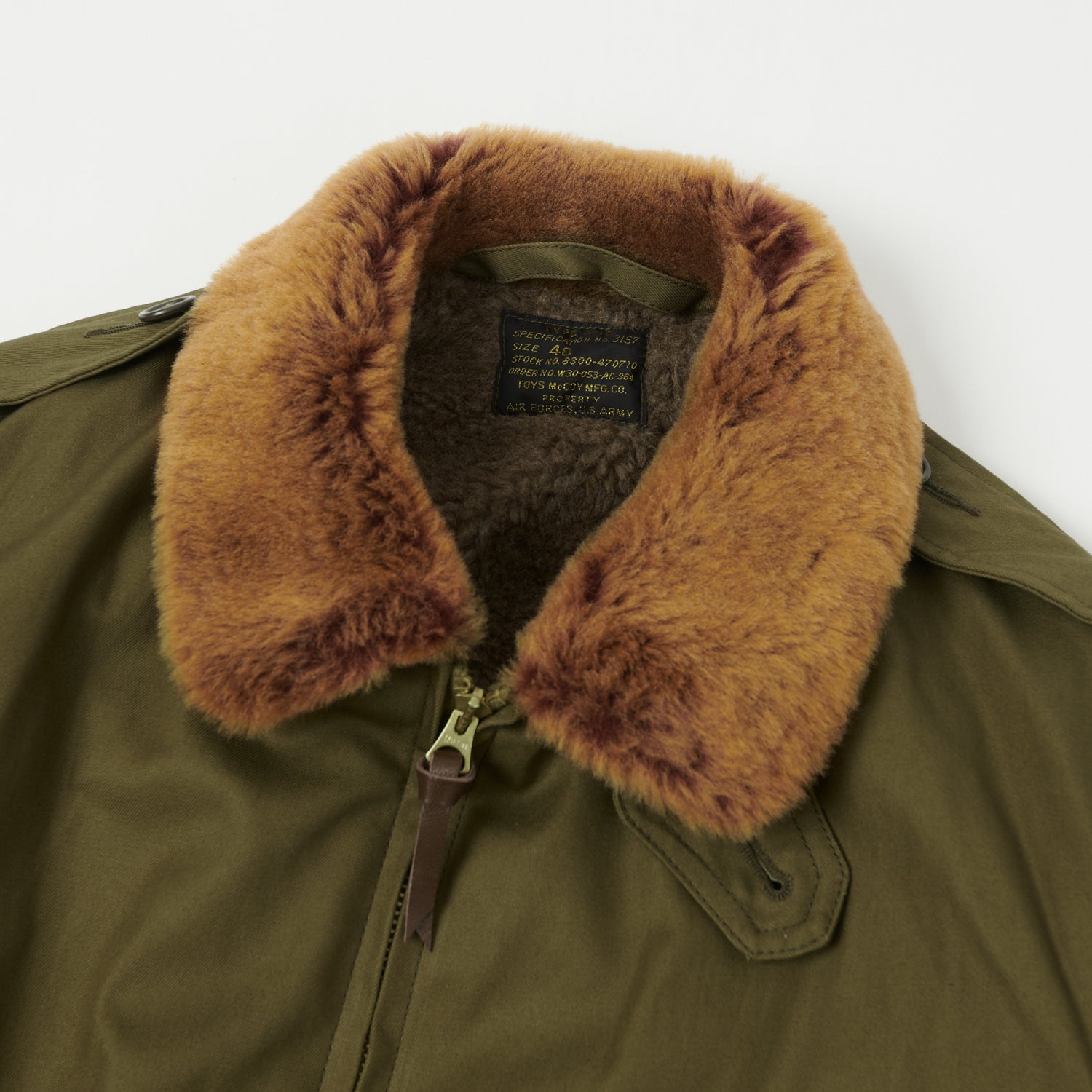 TOYS McCOY 'Type B-10' Jacket - Olive