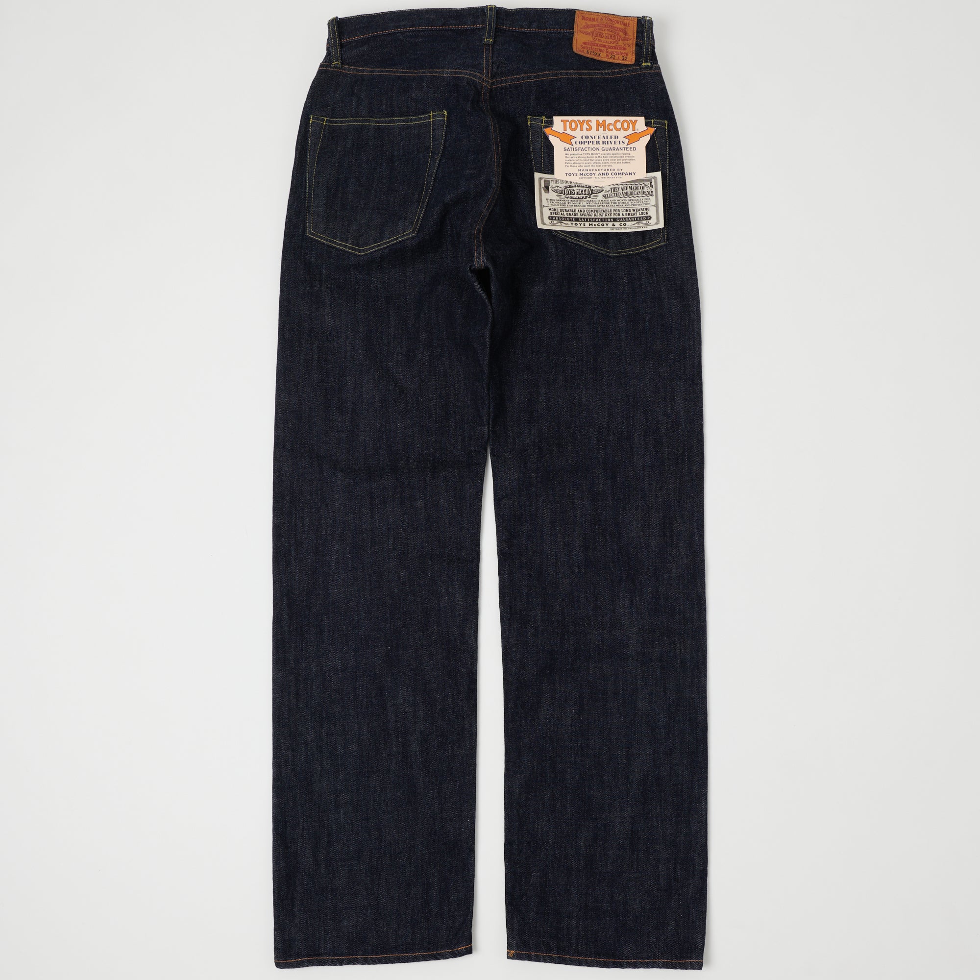 TOYS McCOY 675XX 13.5oz Loose Straight Jean - One Wash