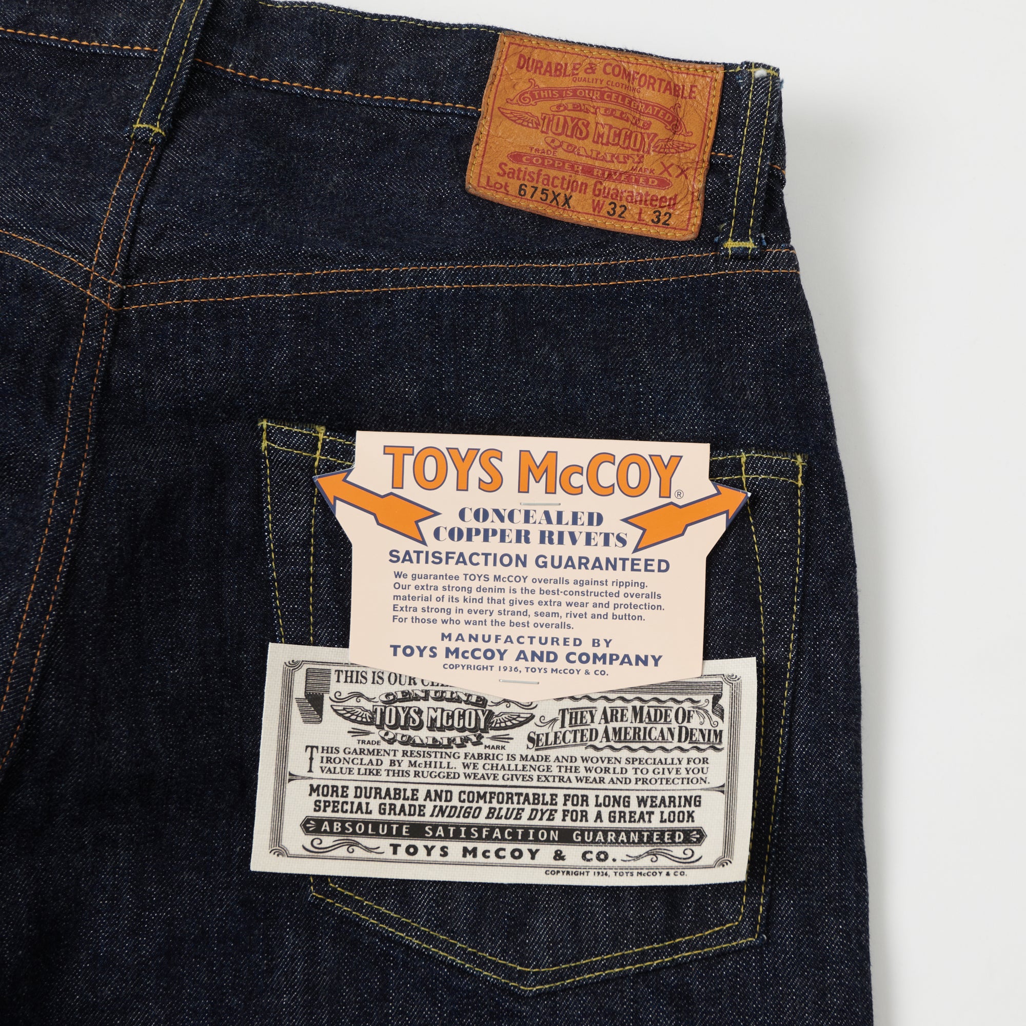 TOYS McCOY 675XX 13.5oz Loose Straight Jean - One Wash – SON OF A STAG