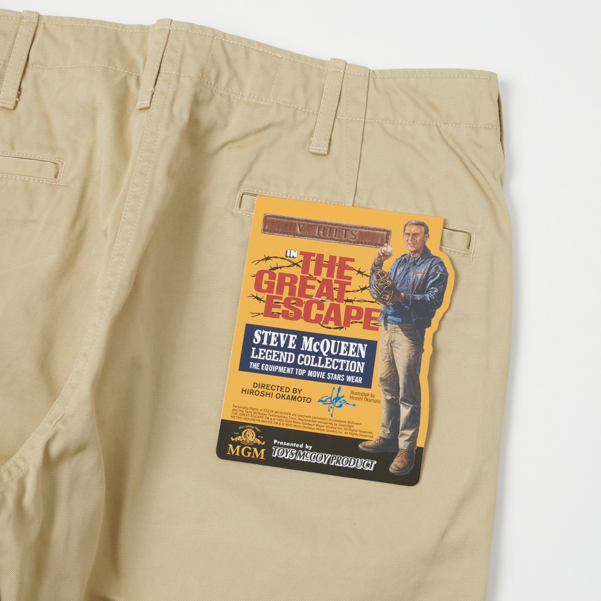 TOYS McCOY V. Hilts 'Steve McQueen' Chinos - Khaki – SON OF A STAG