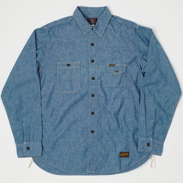 TOYS McCOY TMS1503 McHILL Work Chambray Shirt - Blue