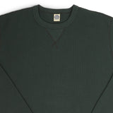 TOYS McCOY TMC1765 Plain Waffle Knit Sweatshirt - Black