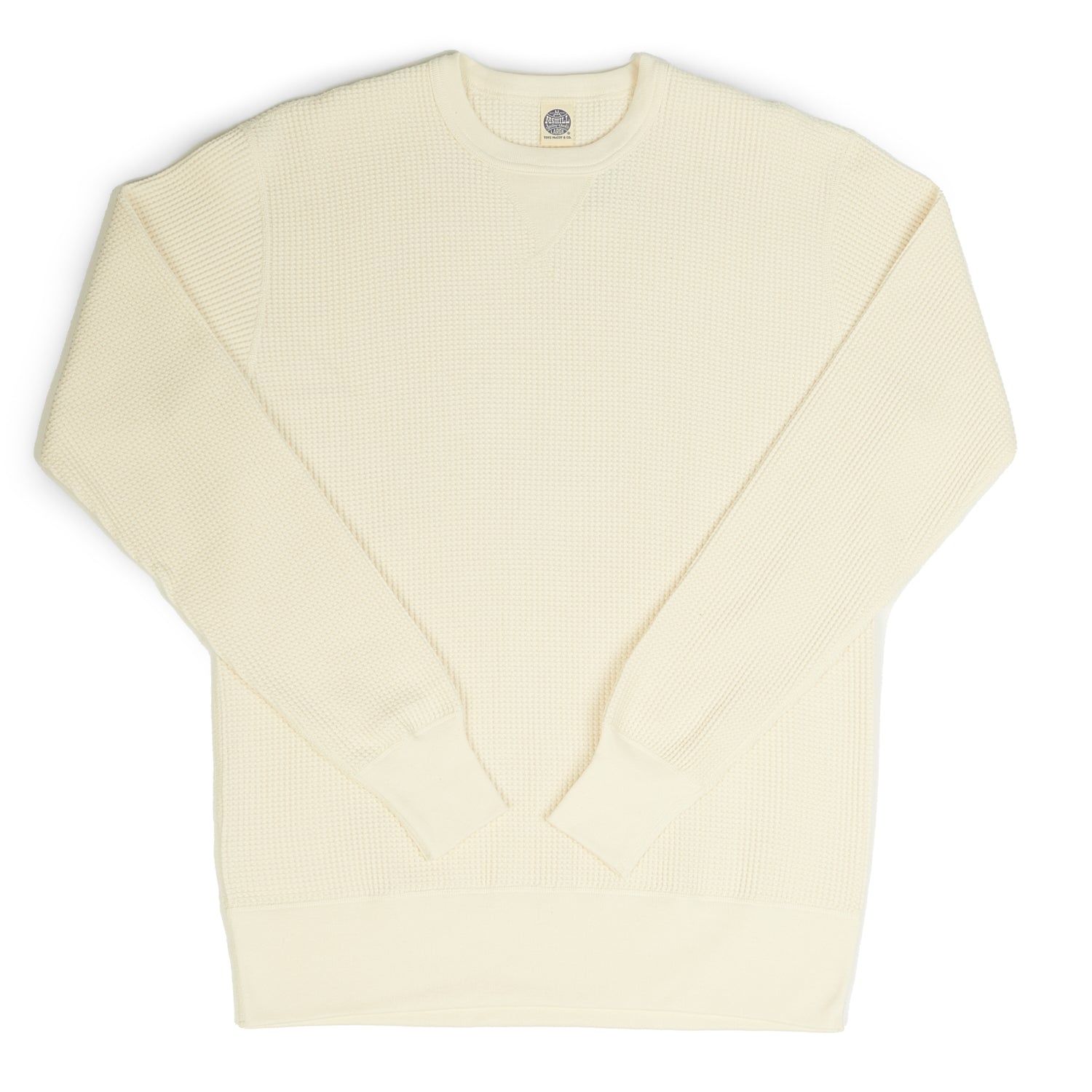TOYS McCOY Waffle Knit Sweatshirt - Off White
