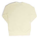 TOYS McCOY TMC1765 Plain Waffle Knit Sweatshirt - Off White