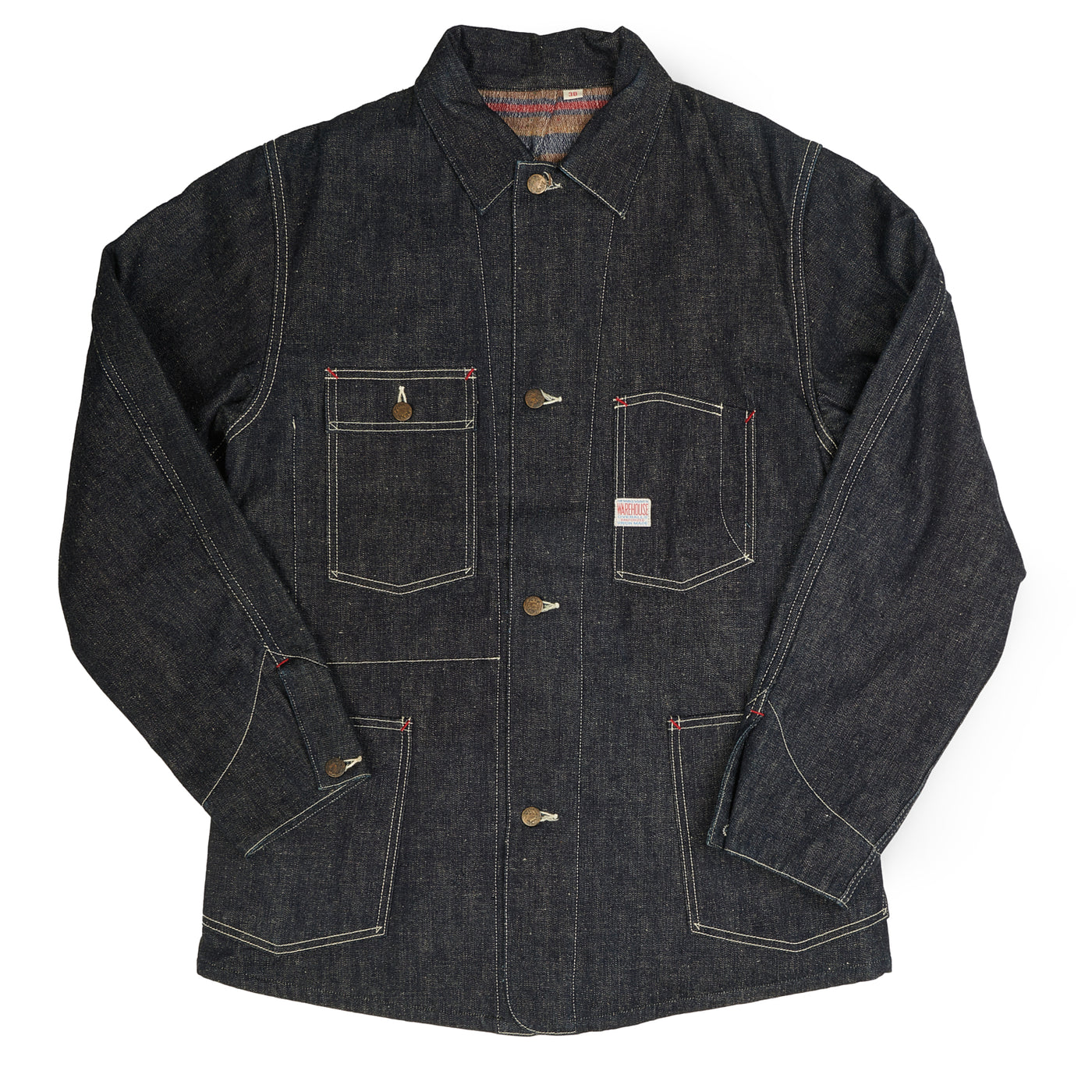 Warehouse & Co 2111 Lined Denim Coverall Jacket