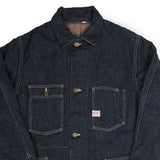 Warehouse 2111 Lined Denim Coverall Jacket - Rinsed