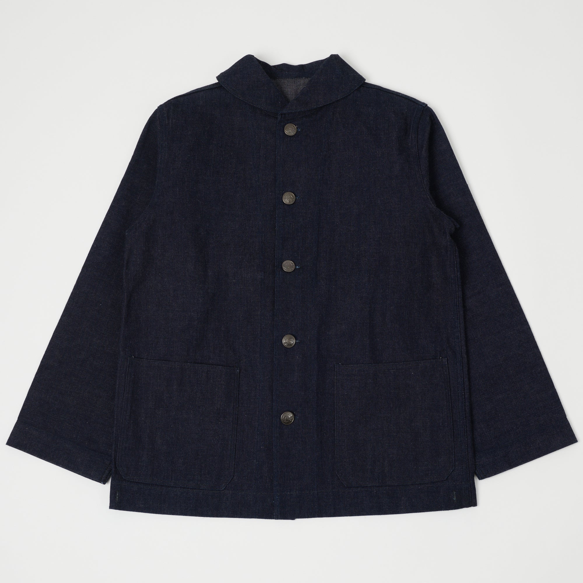 Warehouse & Co 2142 U.S. Navy Denim Deck Jacket - Raw
