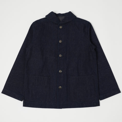 Warehouse & Co 2142 U.S. Navy Denim Deck Jacket - Raw