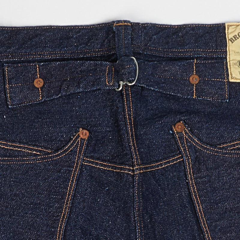 Warehouse & Co Brown-Duck & Digger Nonpareil Overall Regular Straight Jean - Rinsed