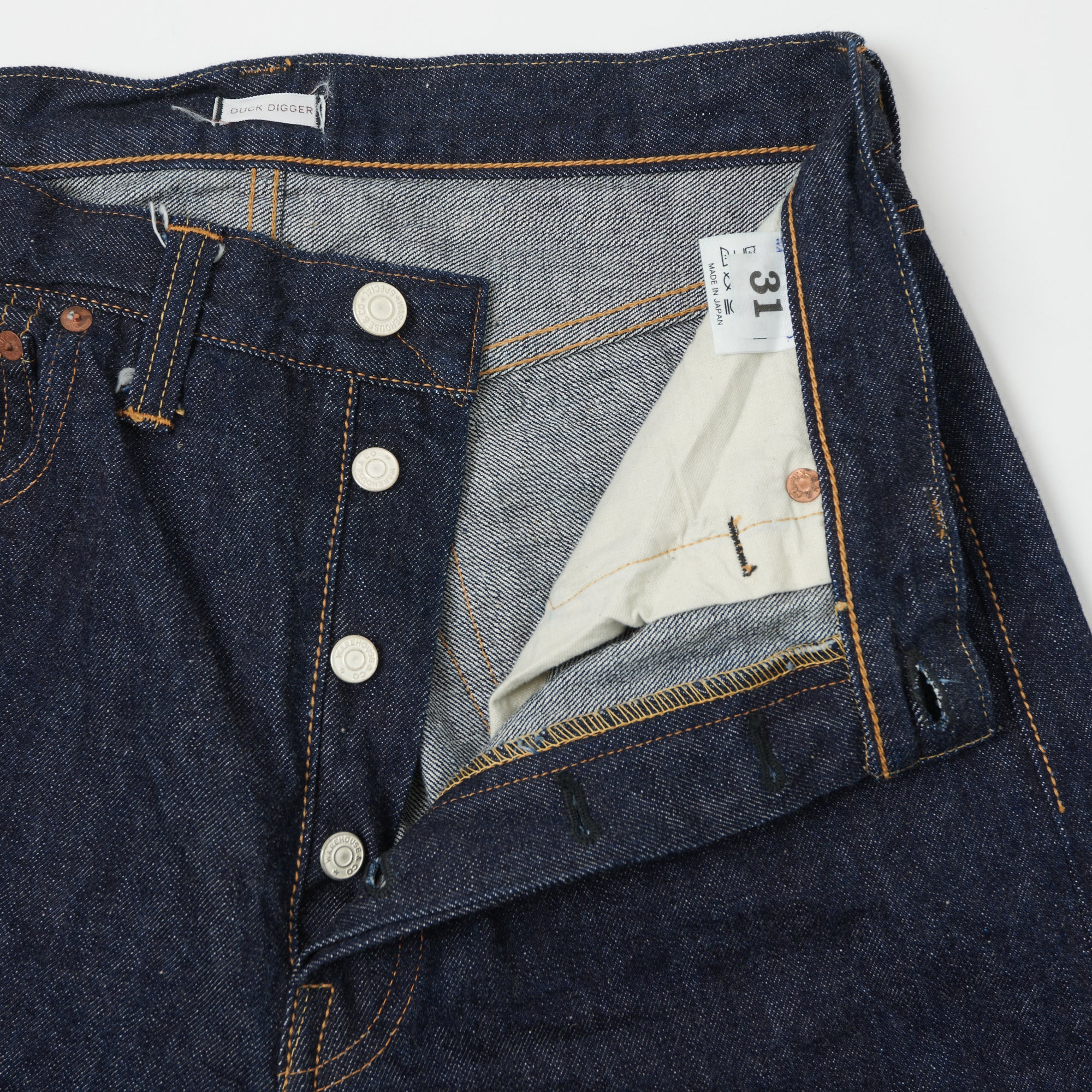 Warehouse DD-1001XX 1947 Model 13.5oz Regular Straight Jean - One Wash ...