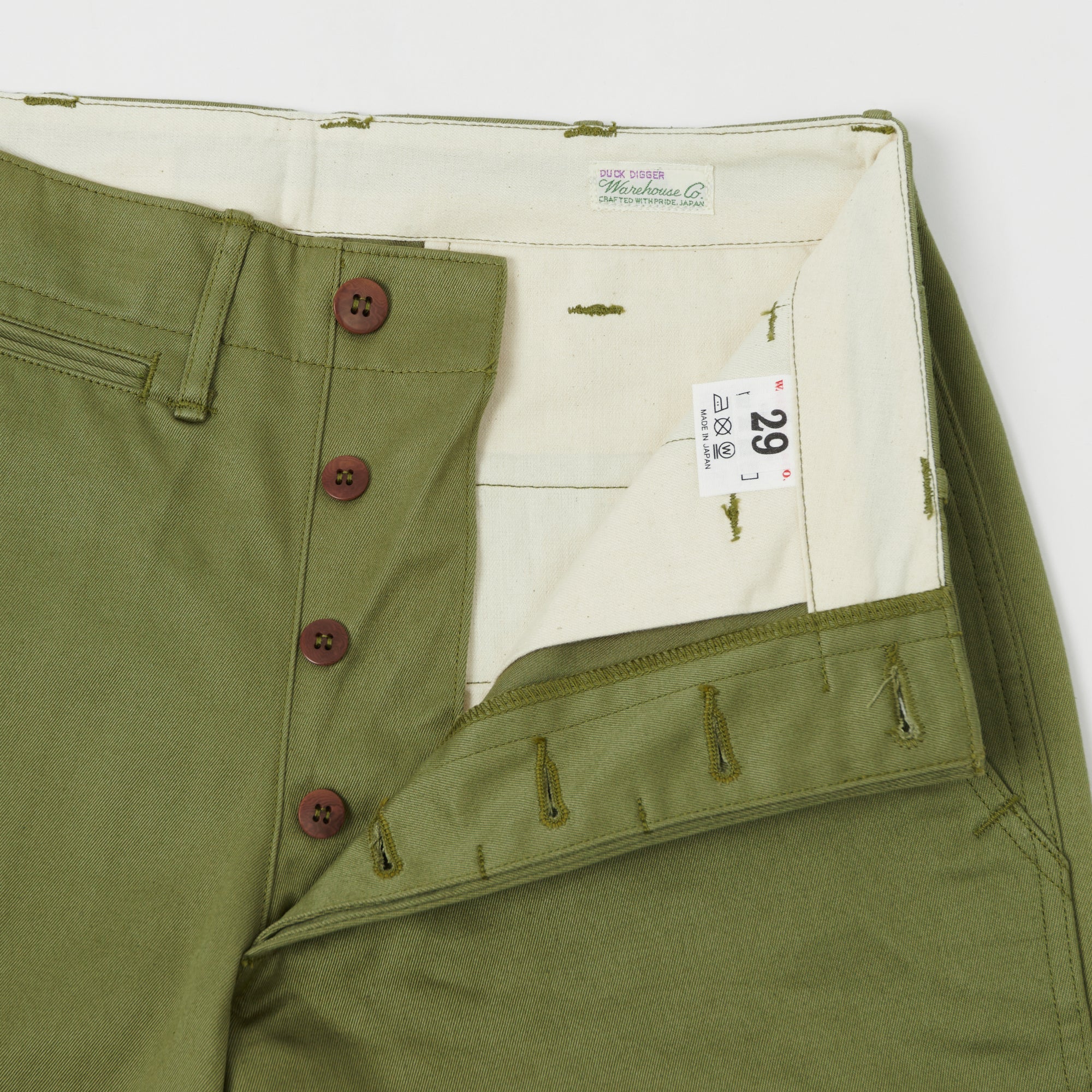Warehouse & Co 1082 Duck Digger Chino - Green – SON OF A STAG