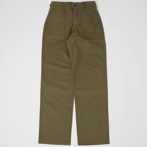 Warehouse 1086 Herringbone Twill Military Fatigue Pant - Olive Drab