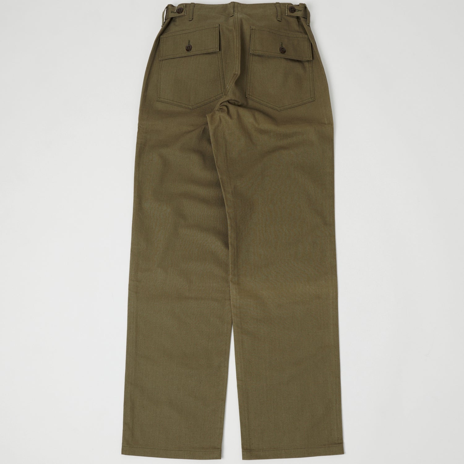 Warehouse 1086 Herringbone Twill Military Fatigue Pant - Olive Drab