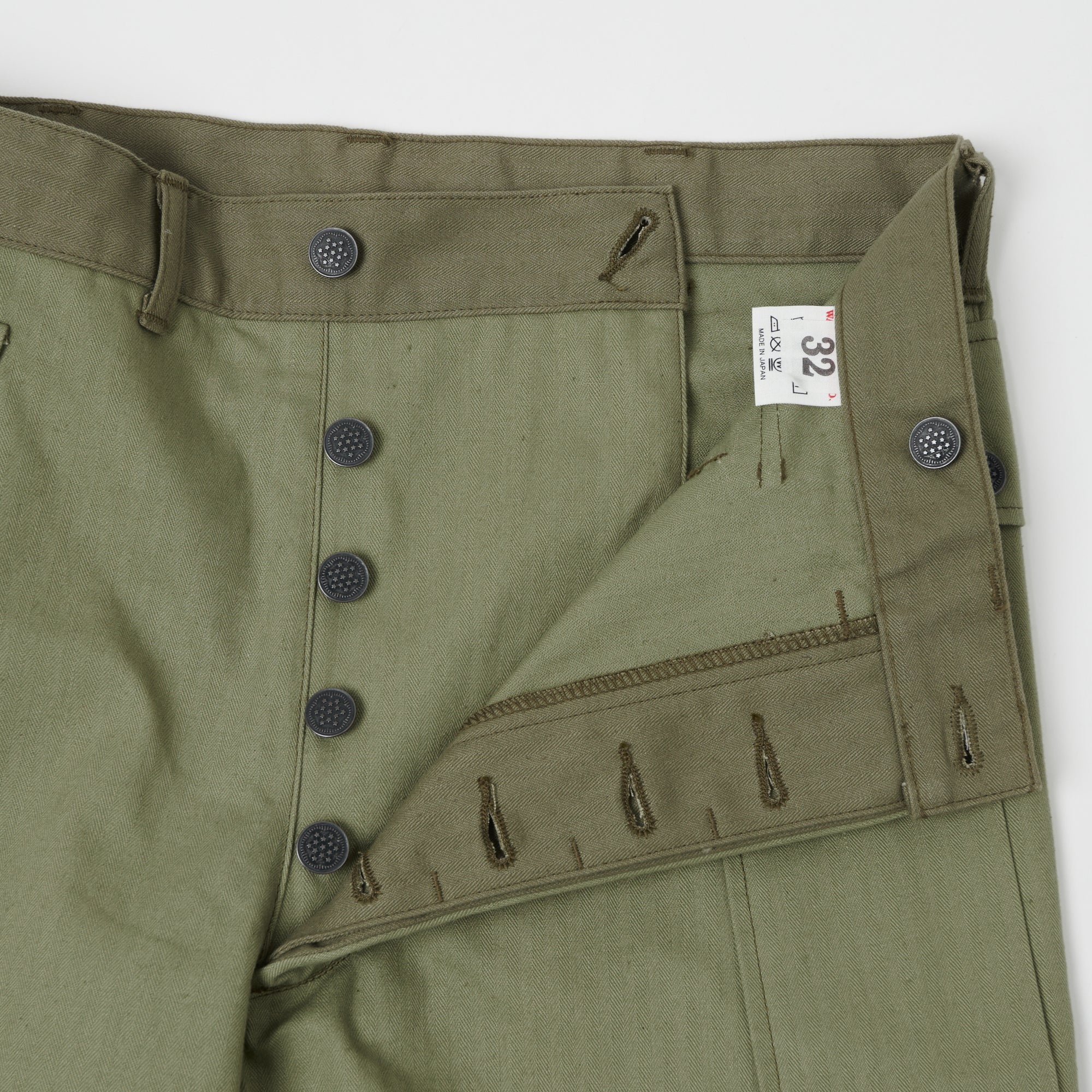 ウエアハウス DUCK DIGGER US ARMYトラウザー チノ パンツ33 n14