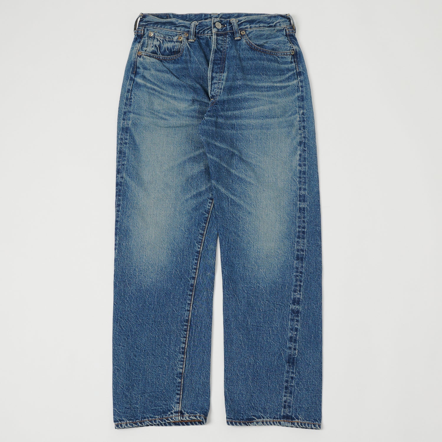 Warehouse 1101 2nd Hand 12oz Loose Straight Jean - Light Used Wash ...