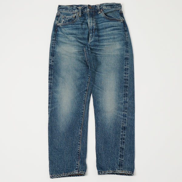 Warehouse 1105 '2nd Hand' 12oz Relaxed Tapered  Jean - Used Wash