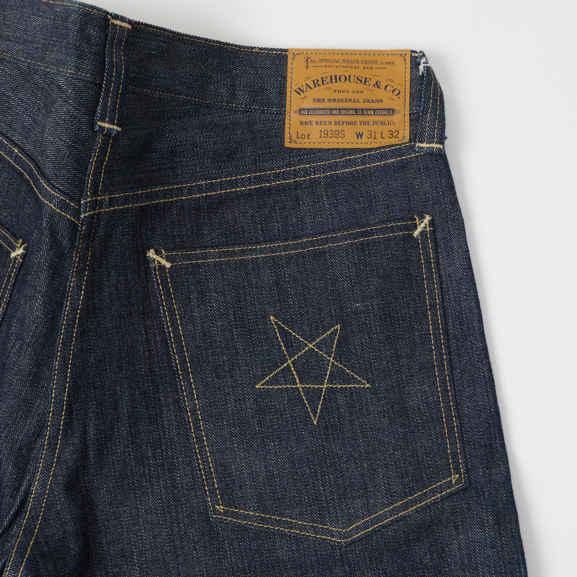 Warehouse & Co 1939S 'Montgomery Ward' Regular Straight Jean - Raw