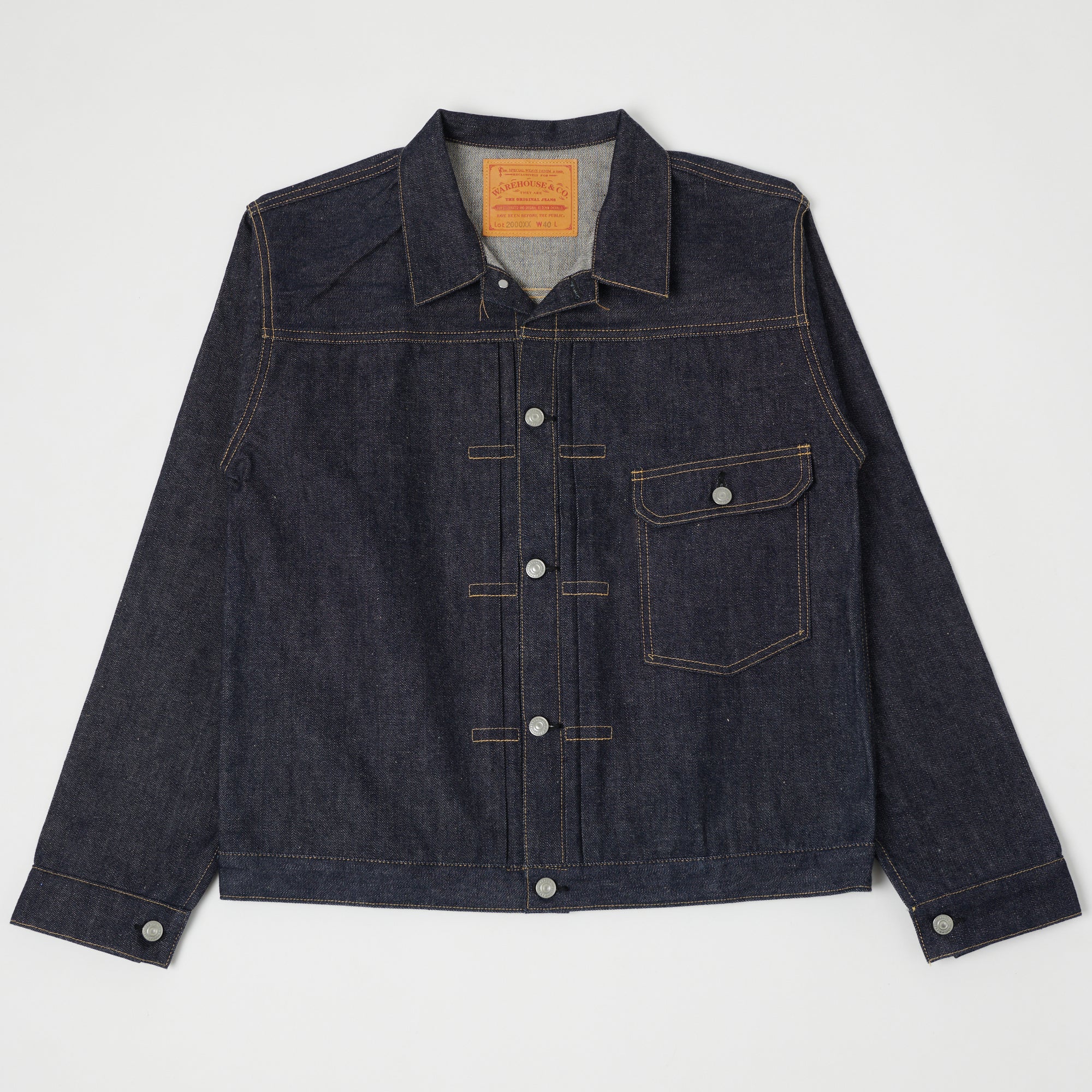 Warehouse & Co S2000XX WWII Type I Denim Jacket - Raw – SON OF A STAG