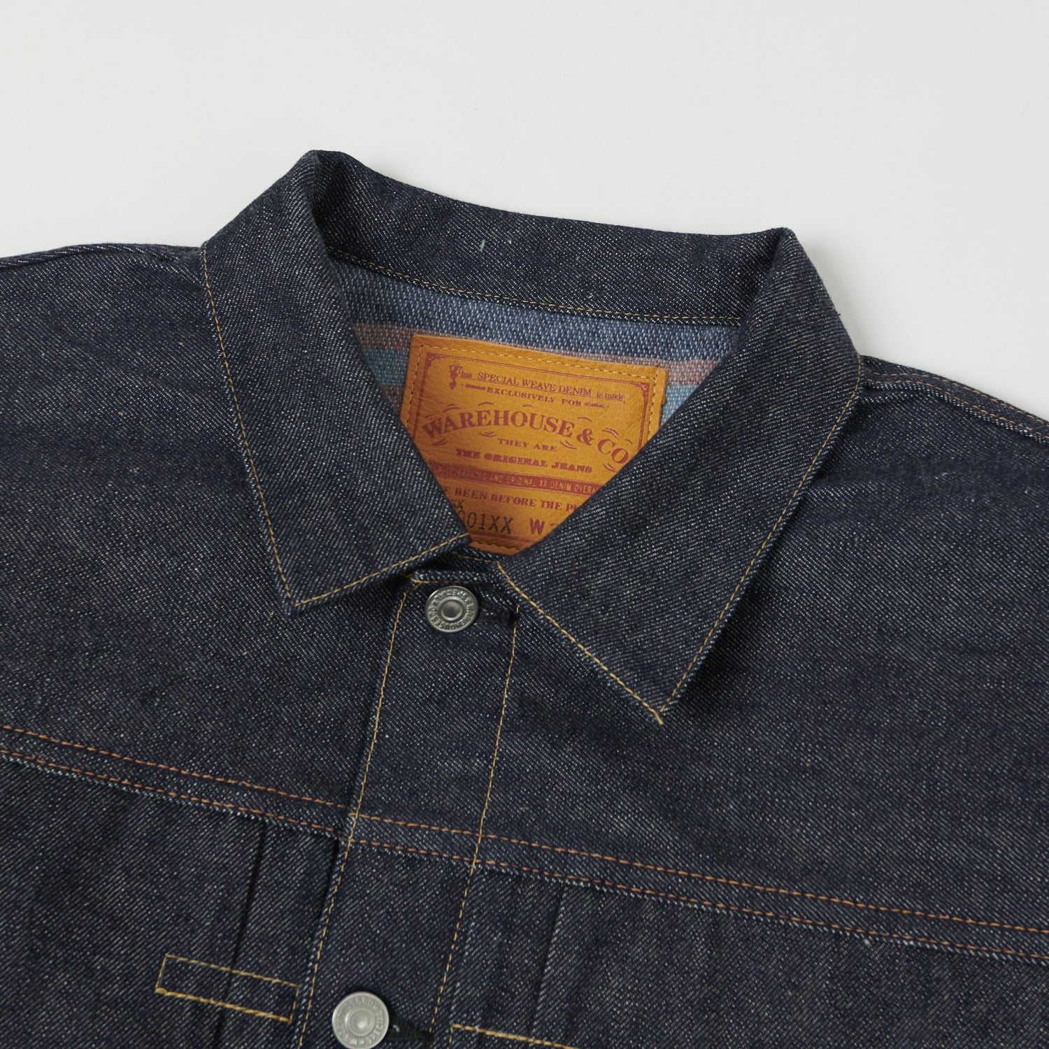Warehouse & Co 2001XX (2000XX) Blanket Lined Type-I Denim Jacket - Raw