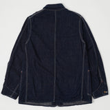 Warehouse 2110 Denim Coverall Jacket - Rinsed