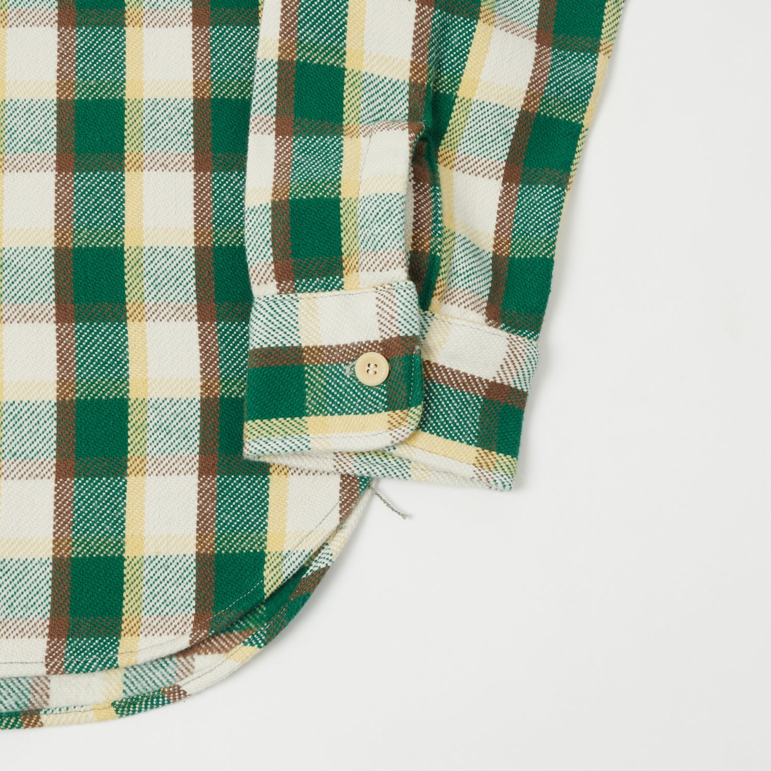 Warehouse & Co 3104 Buffalo Check Flannel Shirt - Green