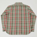 Warehouse 3104 'F Pattern' Check Flannel Shirt - Grey