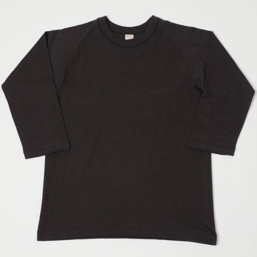 Warehouse & Co 4049 3/4 Sleeve Freedom T-Shirt - Black