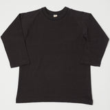 Warehouse 4049 3/4 Sleeve Freedom Tee - Black