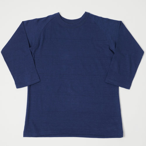 Warehouse & Co 4049 3/4 Sleeve Freedom T-Shirt - Navy