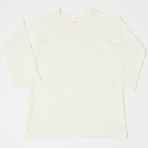 Warehouse & Co 4049 3/4 Sleeve Freedom T-Shirt - Cream