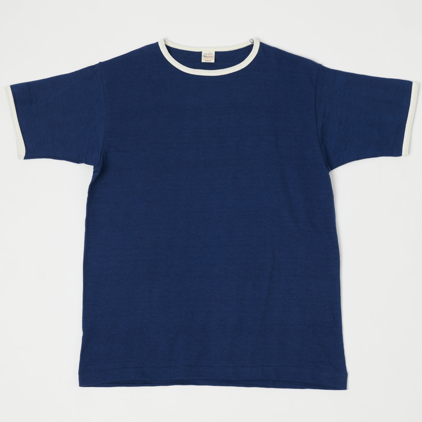 Warehouse & Co 4059 Ringer T-Shirt - Navy/Cream