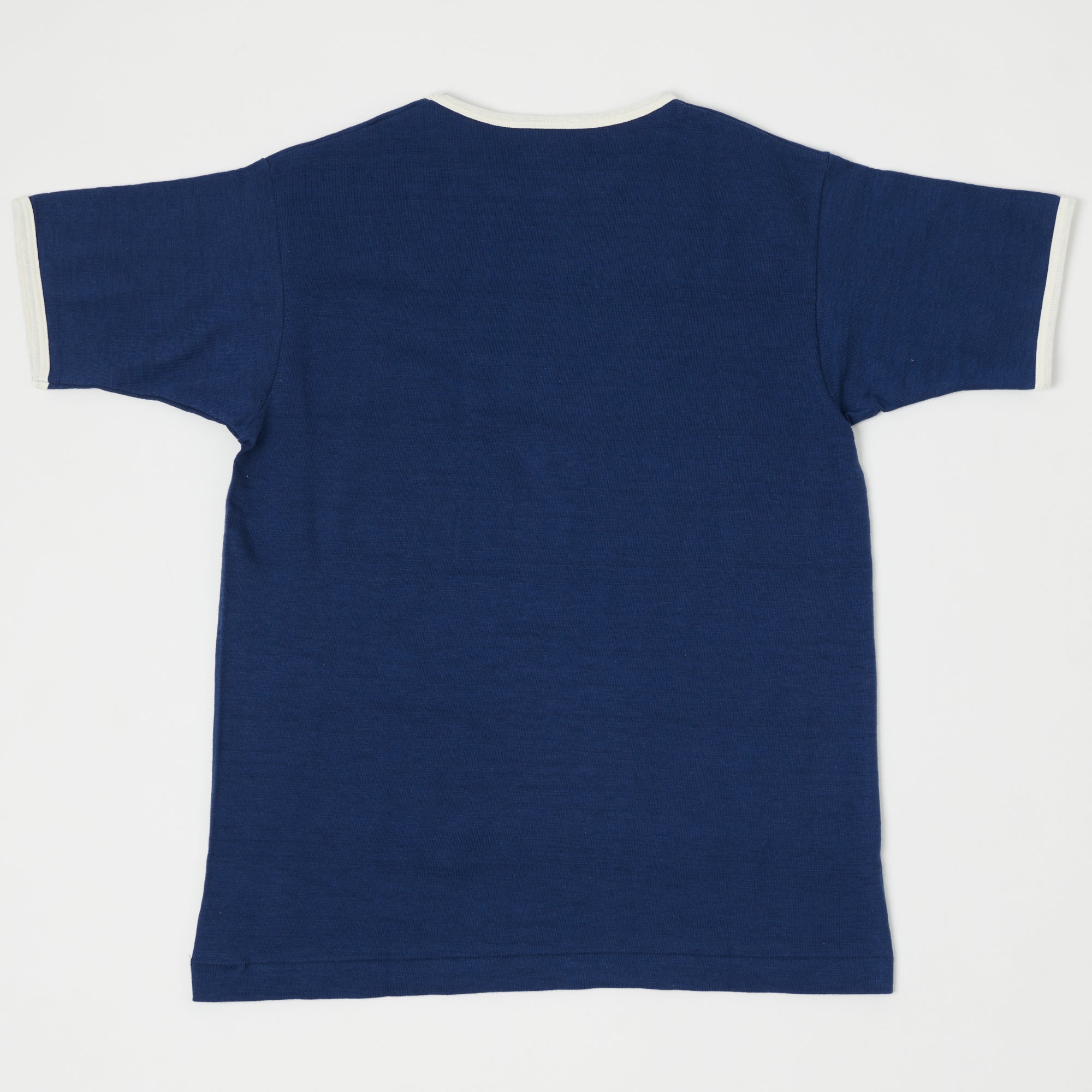 Warehouse & Co 4059 Ringer T-Shirt - Navy/Cream