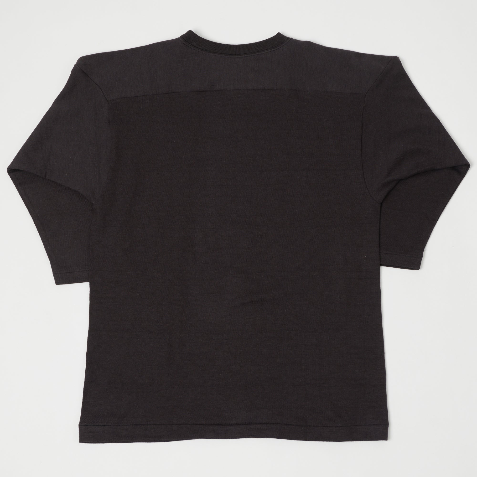 Warehouse & Co 4063 3/4 Sleeve Football T-Shirt - Black